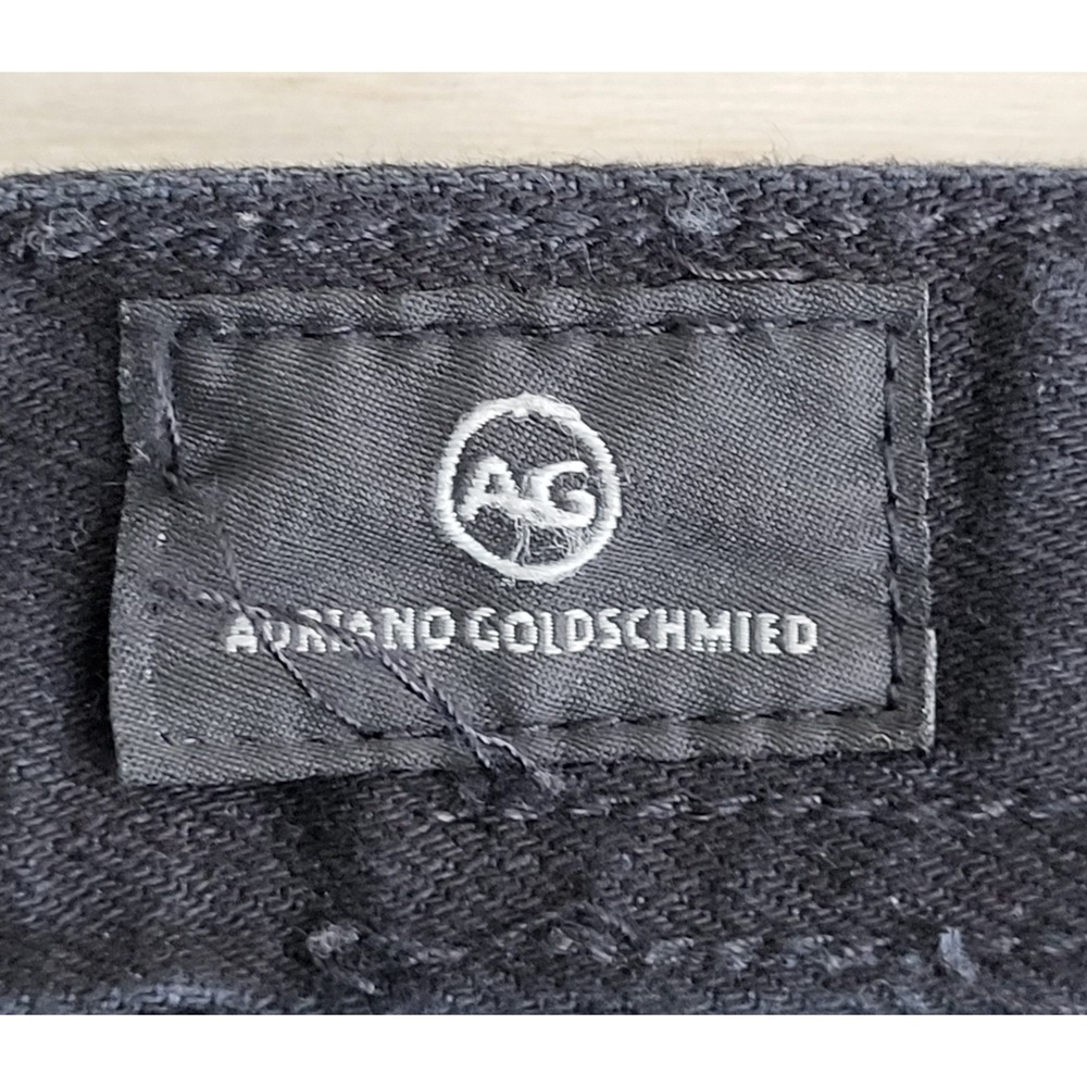 AG Adriano Goldschmied The Graduate Jeans Mens Black Size 40x34 Fit 40x30 - Picture 3 of 16